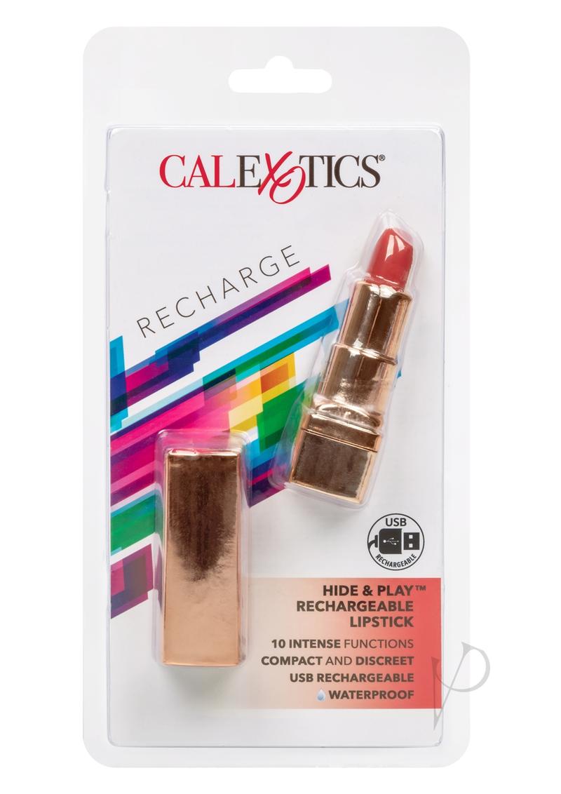 Hide and Play Rechargeable Lipstick - Red