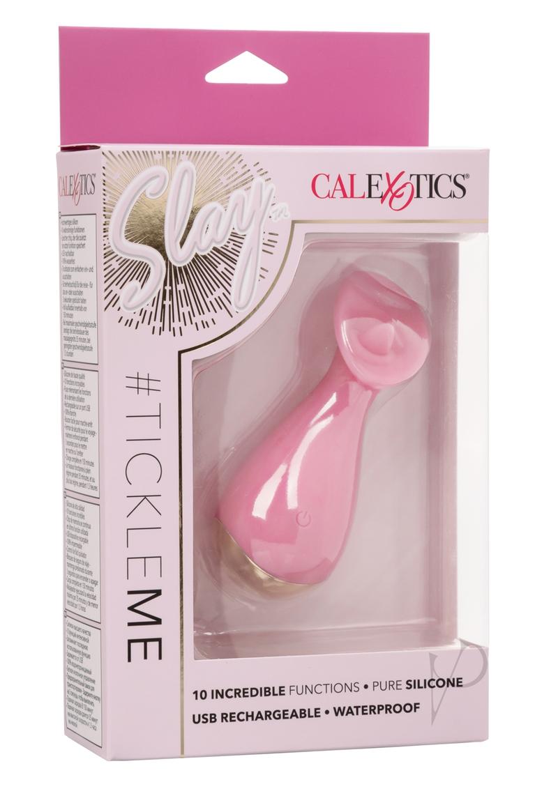 Slay #TickleMe Rechargeable Silicone Petite Vibrator - Pink