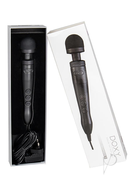 Doxy Die Cast 3 Wand Plug-In Vibrating Body Massager - Matte Black