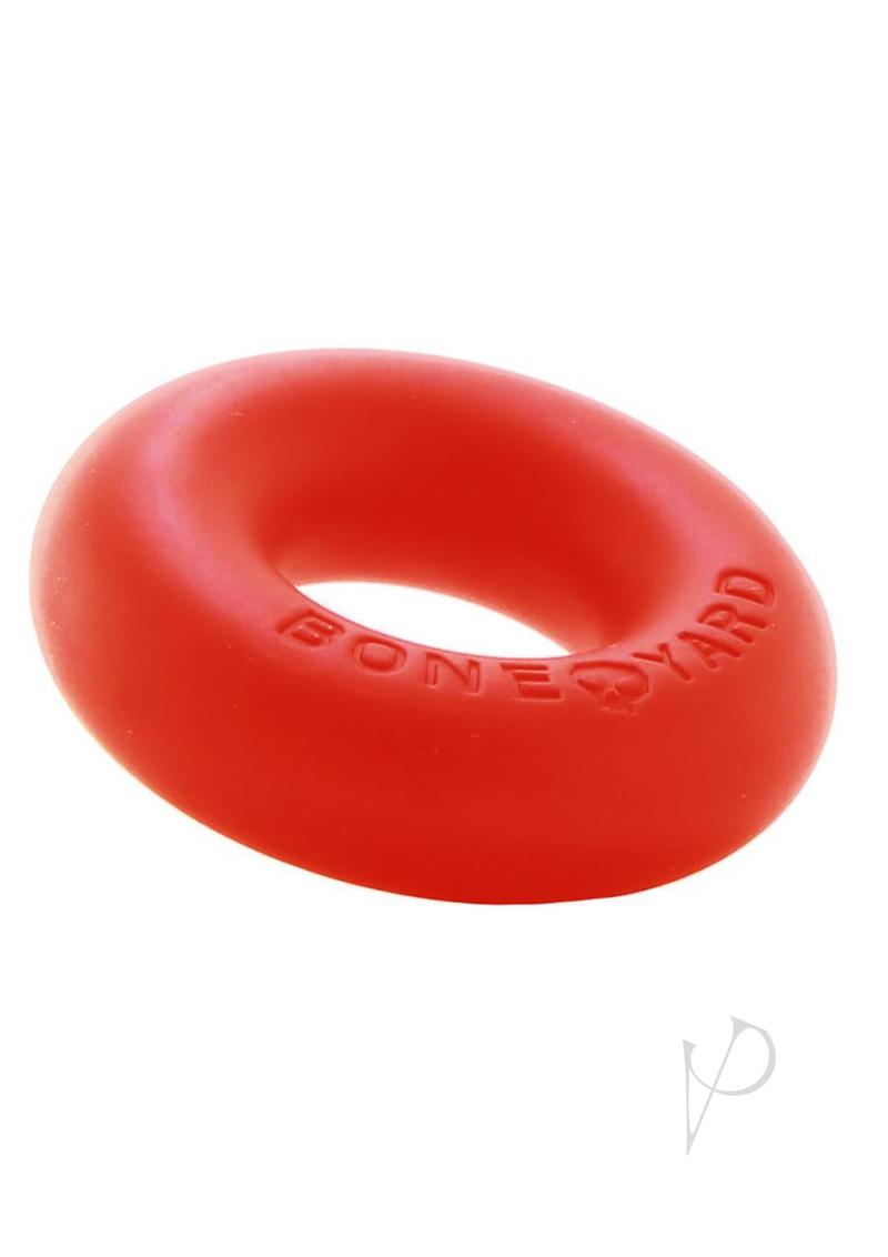 Boneyard Ultimate Silicone Cock Ring 2in - Red