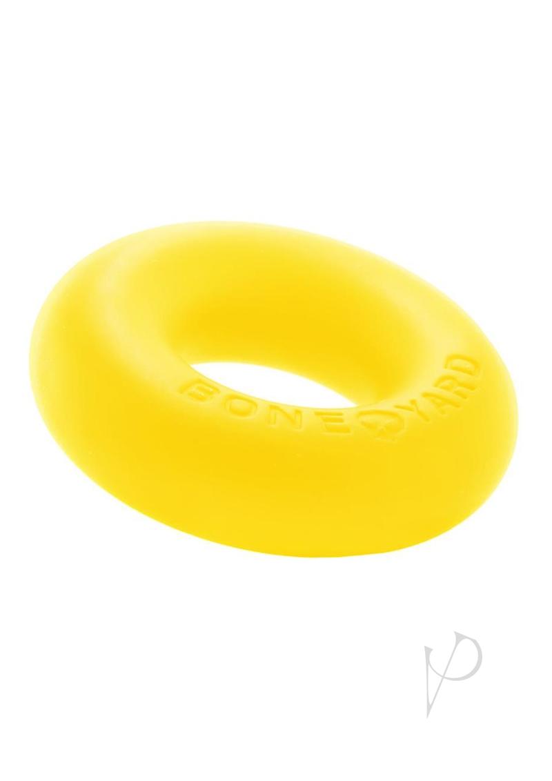 Boneyard Ultimate Silicone Cock Ring 2in - Yellow