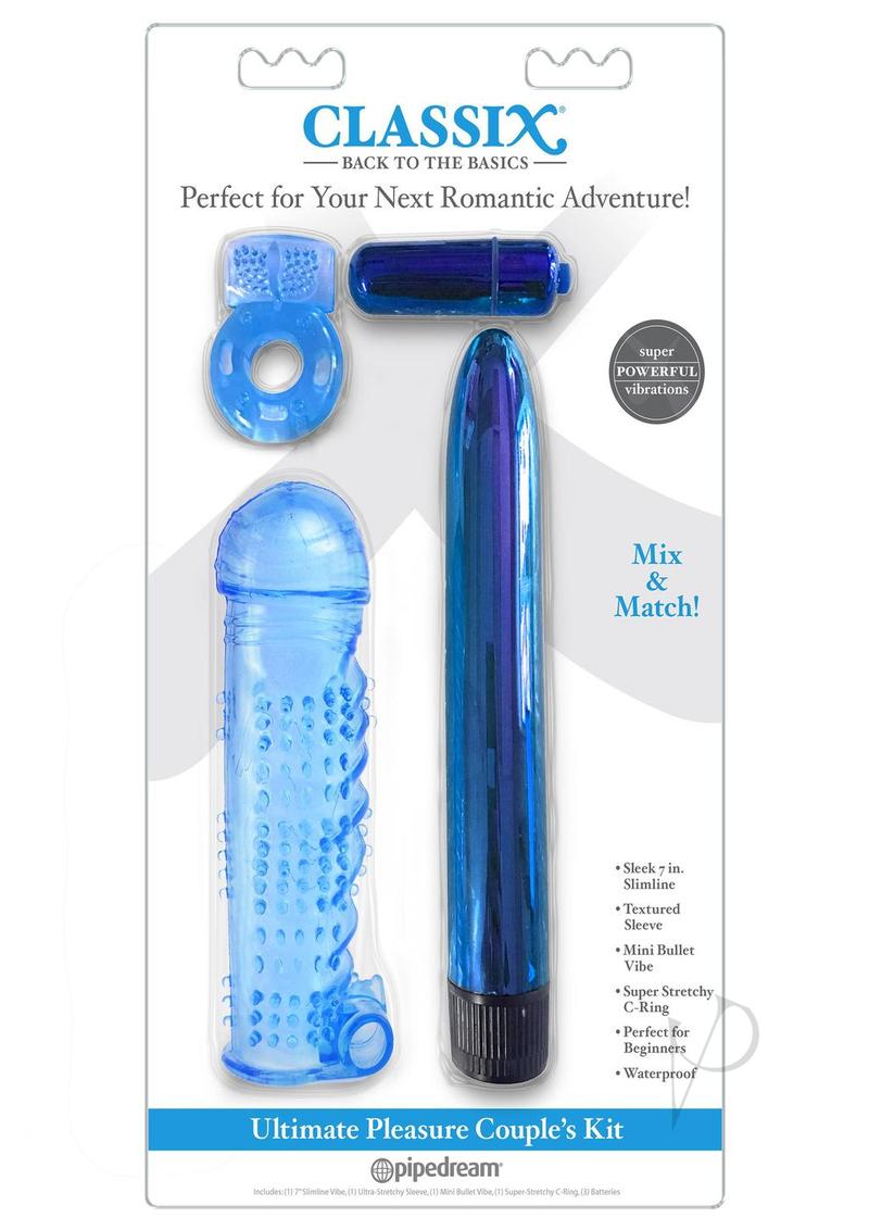 Classix Ultimate Pleasure Couple's (4 piece kit) - Blue