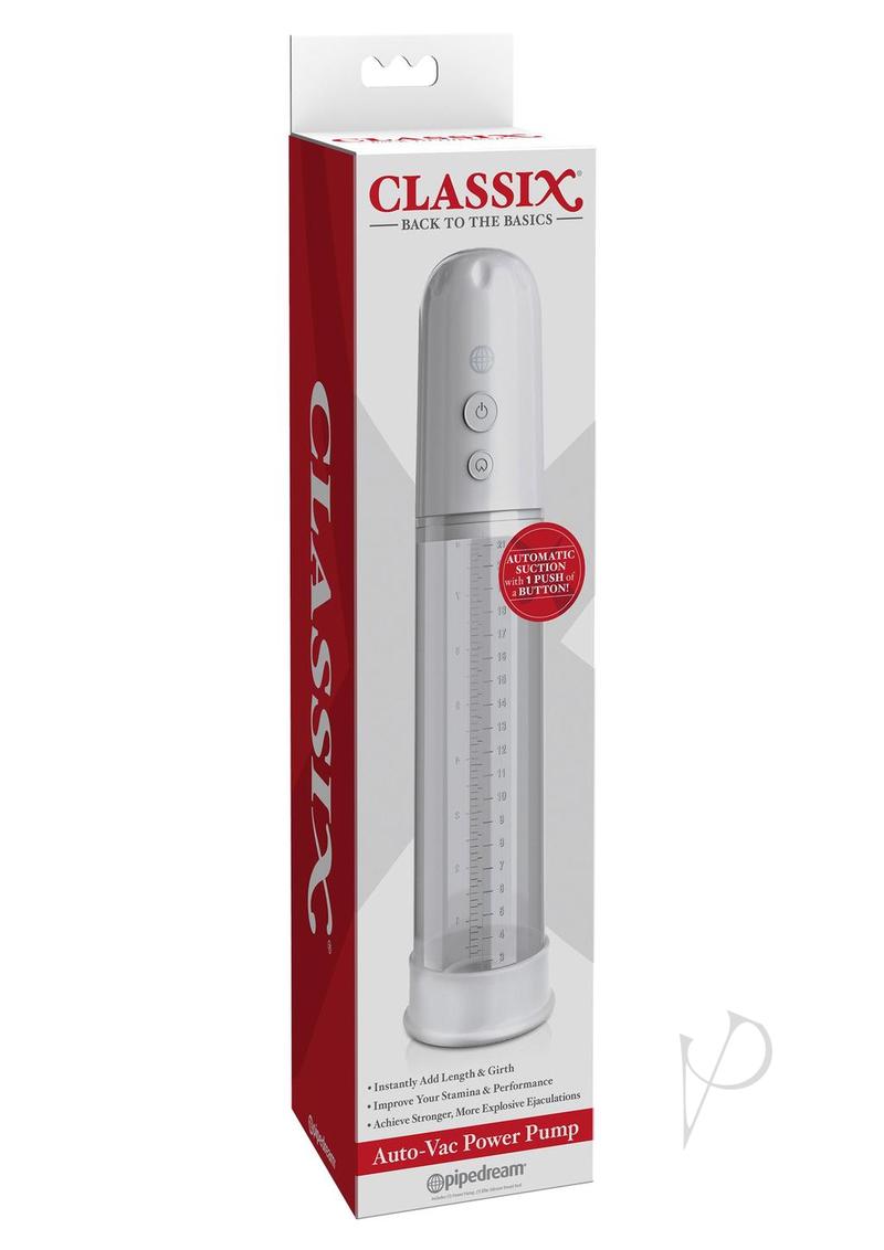 Classix Auto-Vac Power Pump Penis Enlargement System - White