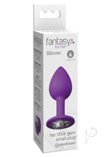 Fantasy For Her Her Little Gem Small Plug Anal Plug Silicone Waterproof Purple