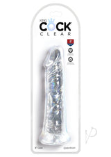 King Cock Clear Dildo 8in - Clear