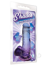 Shades Gradient Dildo 7in - Blue and Violet