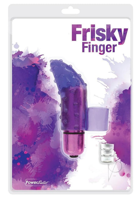 PowerBullet Frisky Finger Massager - Purple