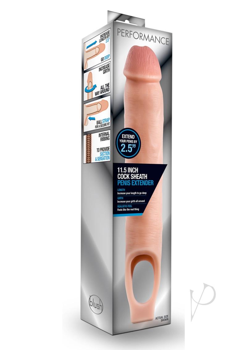 Performance Cock Sheath 1.5in Penis Extender - Vanilla