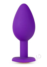 Temptasia Bling Plug Silicone Butt Plug - Small - Purple