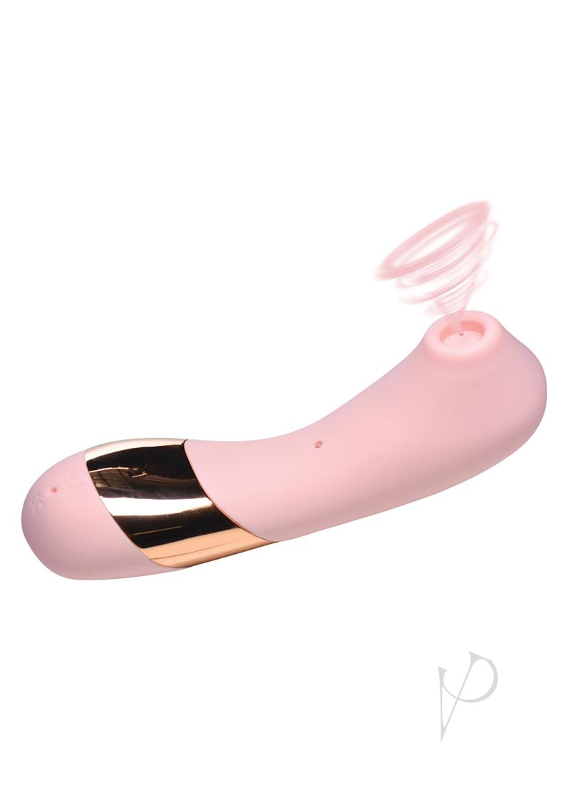 Inmi Shegasm Tickle Tickling Stimulator with Suction - Pink