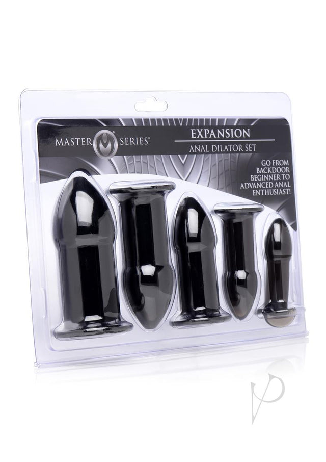 Master Series Expansion Anal Dilator Set - Black