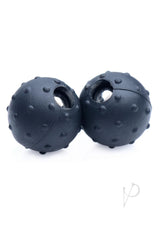 Master Series Dragon`s Orbs Nubbed Silicone Magnetic Balls - Black