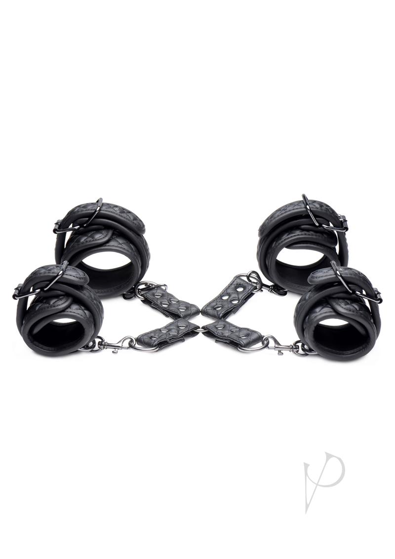 Master Series Concede Wrist and Ankle Restraint Set - Black