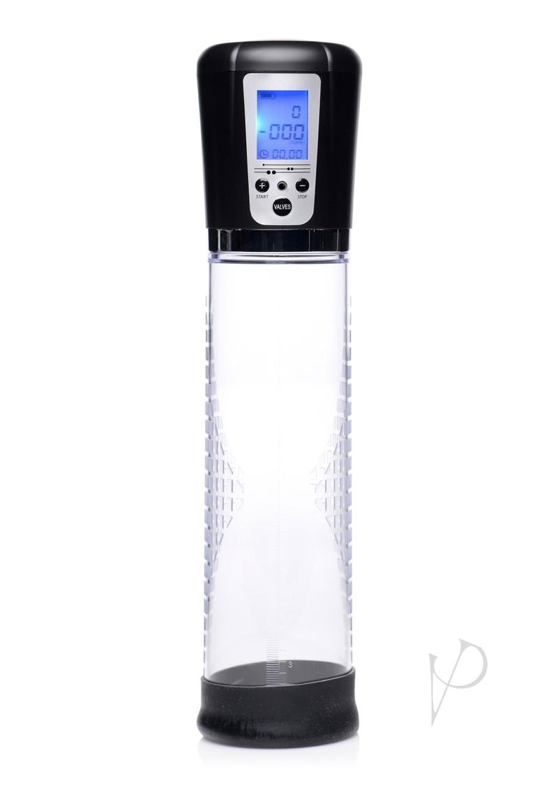 Size Matters Power Suction Penis Pump with Built-in Display - Clear