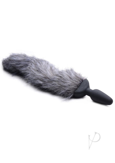 Tailz Vibrating Fox Tail - Gray