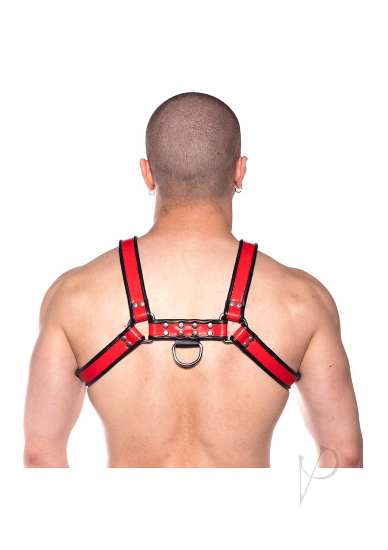 Prowler RED Bull Harness - Large - Black/Red