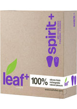 Leaf Spirit Silicone Rechargeable Panty Vibe with Remote Control - Purple