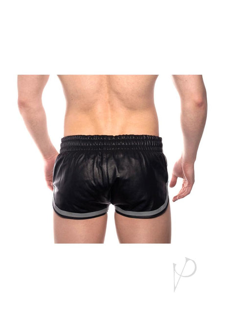 Prowler RED Leather Sport Shorts - XLarge - Black/Gray