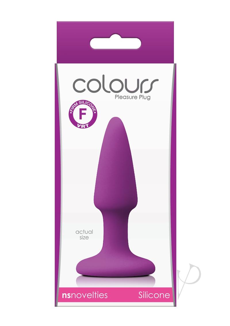 Colours Pleasure Plug Silicone Butt Plug - Mini - Purple