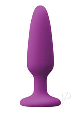 Colours Pleasure Plug Silicone Butt Plug - Small - Purple