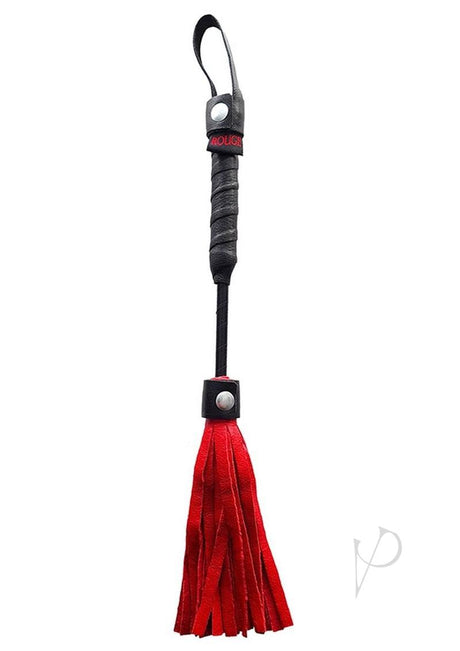 Rouge Leather Mini Flogger - Red