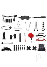 Lux Fetish Bedspreaders Bondage In A Box Deluxe (20 piece set)