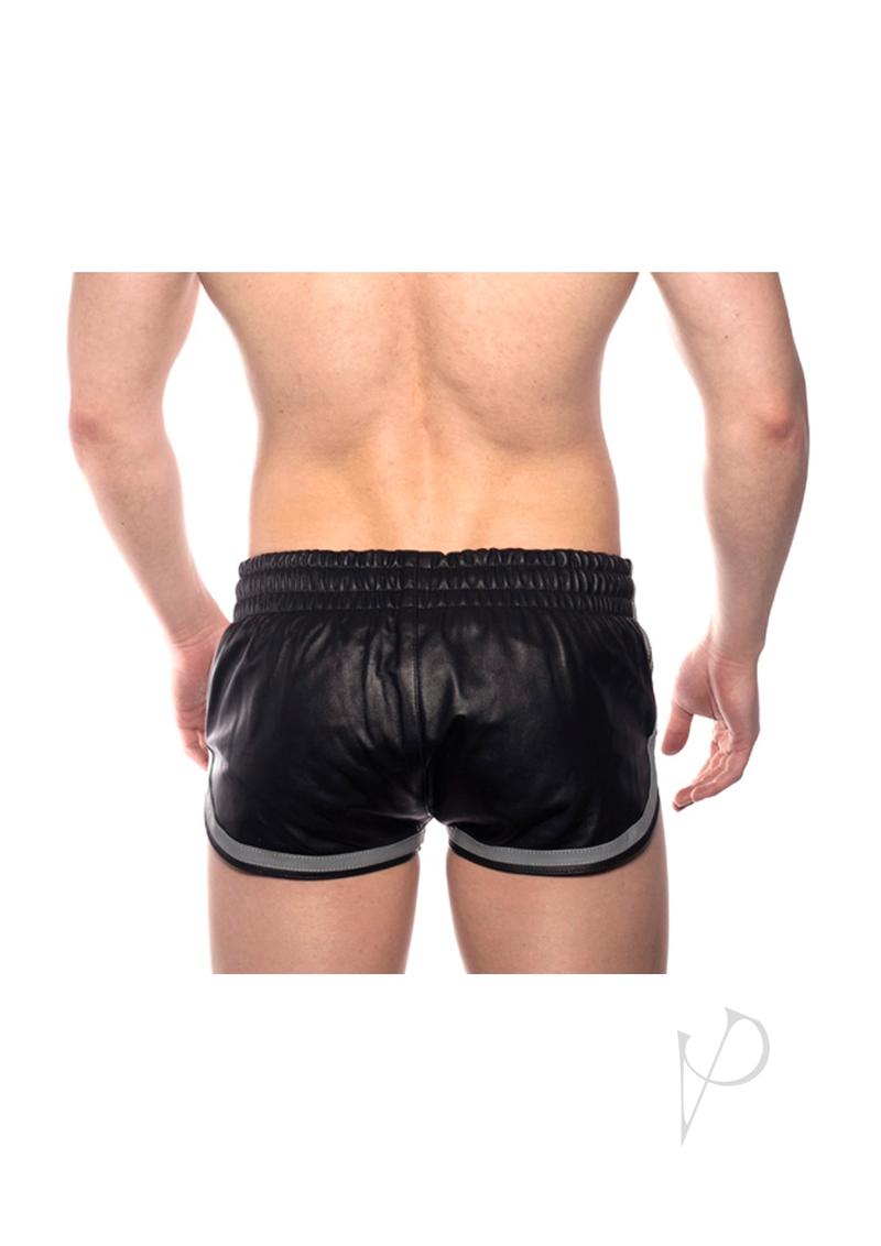 Prowler RED Leather Sport Shorts - XXLarge - Black/Gray