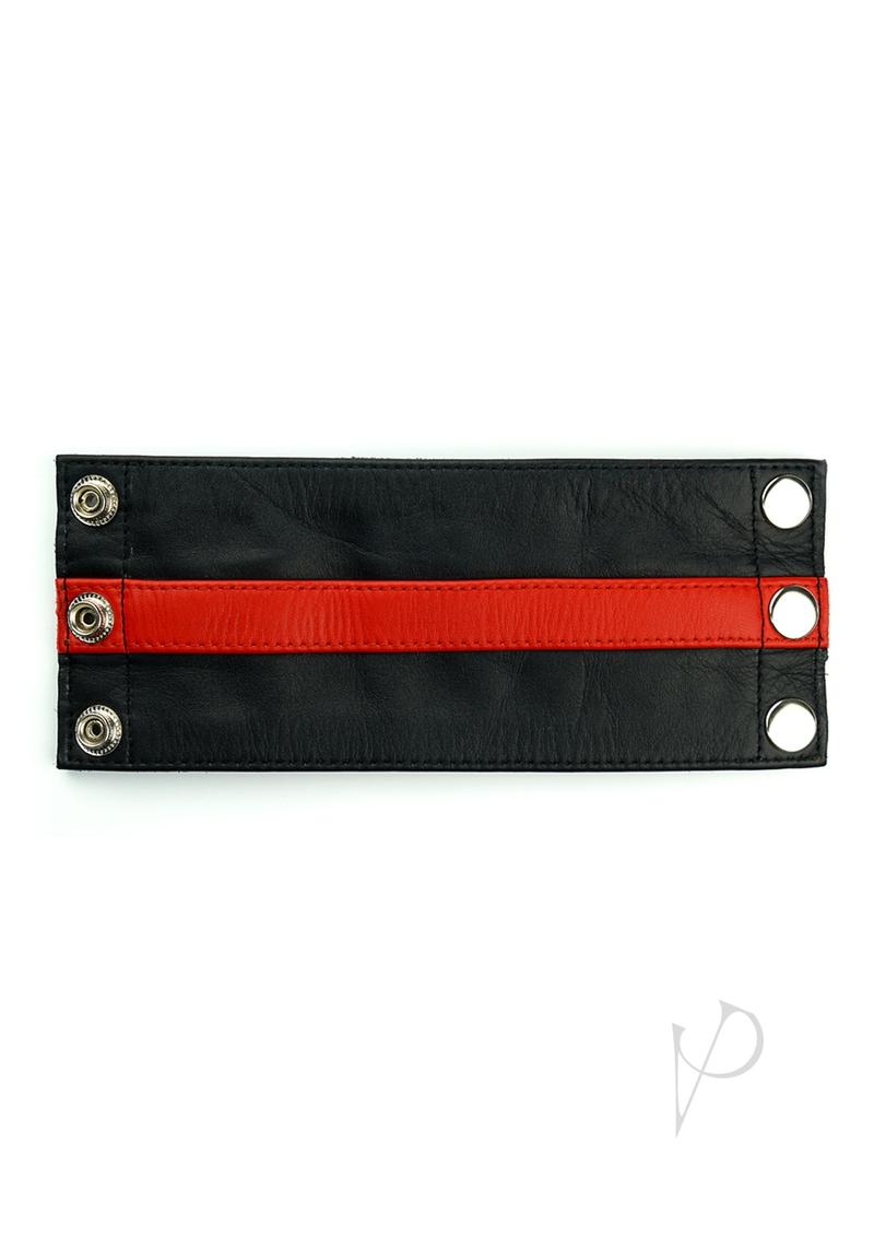 Prowler RED Leather Wrist Wallet - XLarge - Black/Red