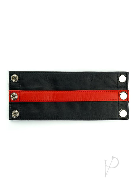 Prowler RED Leather Wrist Wallet - XLarge - Black/Red