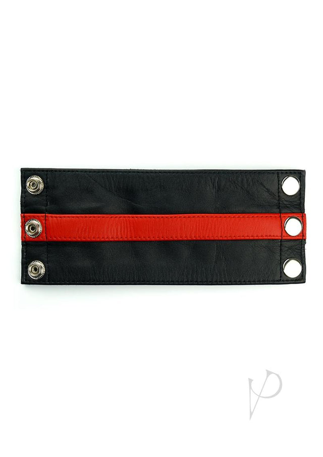 Prowler RED Leather Wrist Wallet - XLarge - Black/Red