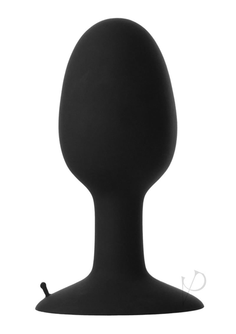 Prowler RED Weighted Butt Plug - Large - Black