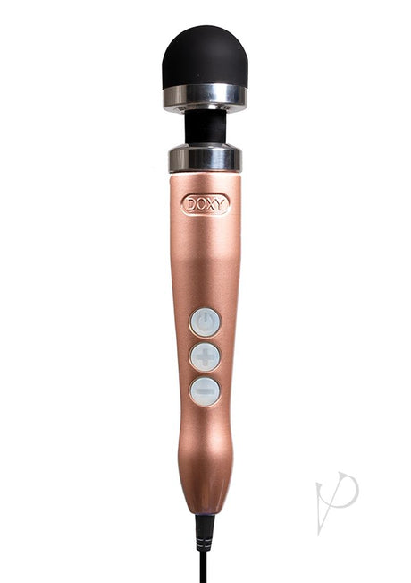 Doxy Die Cast 3 Wand Plug-In Body Massager - Rose Gold/Black