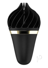 Satisfyer Sweet Treat Silicone Clitoral Vibrator - Black/Gold