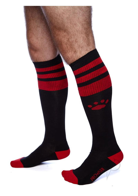 Prowler RED Football Sock Black/ Red