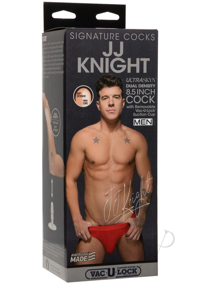 Signature Cocks JJ Knight Dildo 8.5in - Vanilla