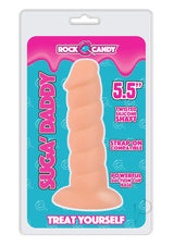 Suga' Daddy Silicone Dildo 5.5in - Vanilla