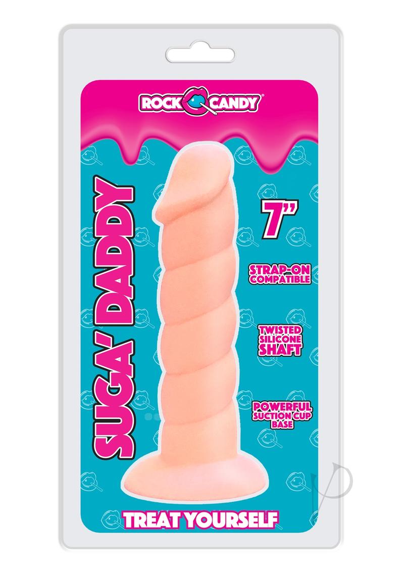 Suga' Daddy Silicone Dildo 7in - Vanilla