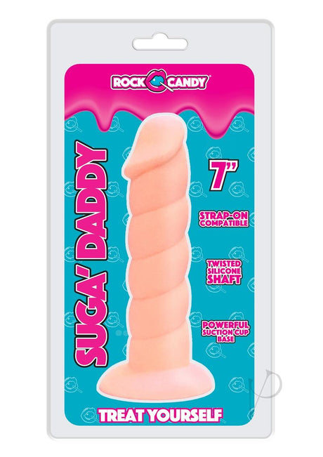 Suga' Daddy Silicone Dildo 7in - Vanilla