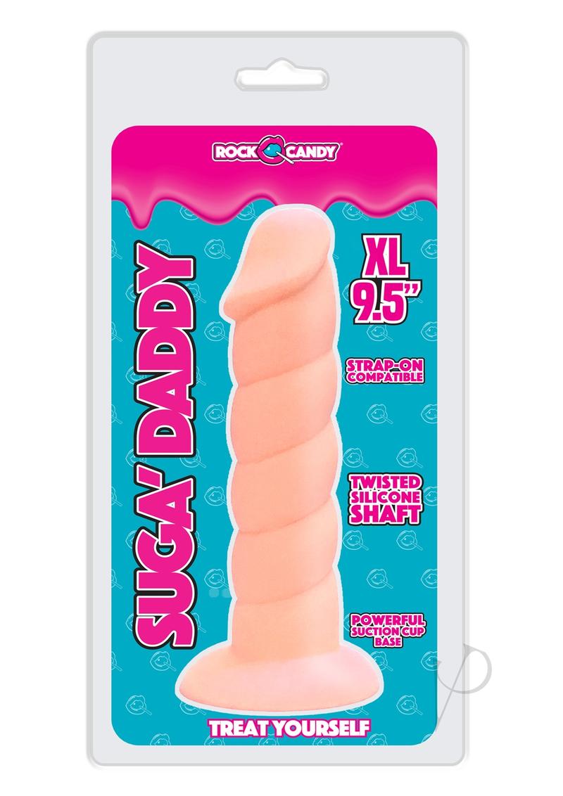 Suga' Daddy Silicone Dildo 9.5in - Vanilla