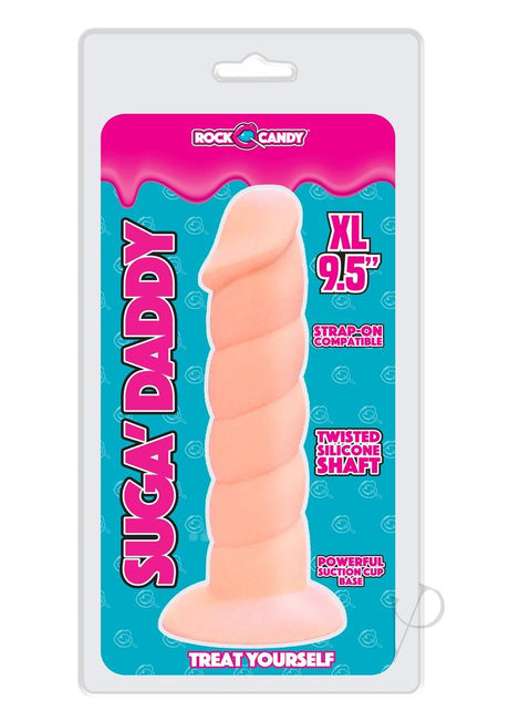Suga' Daddy Silicone Dildo 9.5in - Vanilla