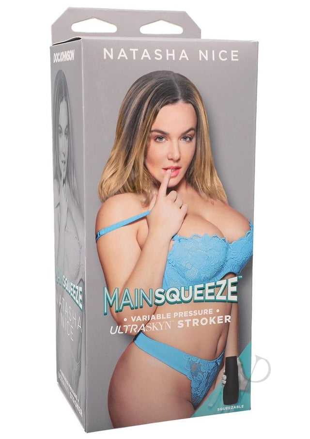 Main Squeeze Natasha Nice Ultraskyn Masturbator - Pussy - Vanilla