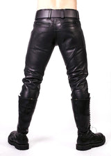 Prowler RED Prowler Leather Jeans 28in - Black