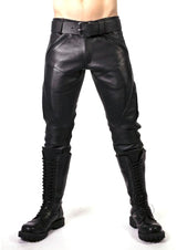 Prowler RED Prowler Leather Jeans 33in - Black