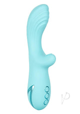California Dreaming Catalina Climaxer Rechargeable Rotating Silicone Rabbit Vibrator - Blue