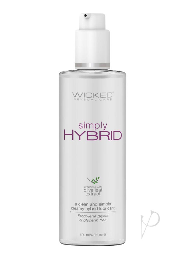 Wicked Simply Hybrid Lubricant with Olive Leaf Extract 4oz