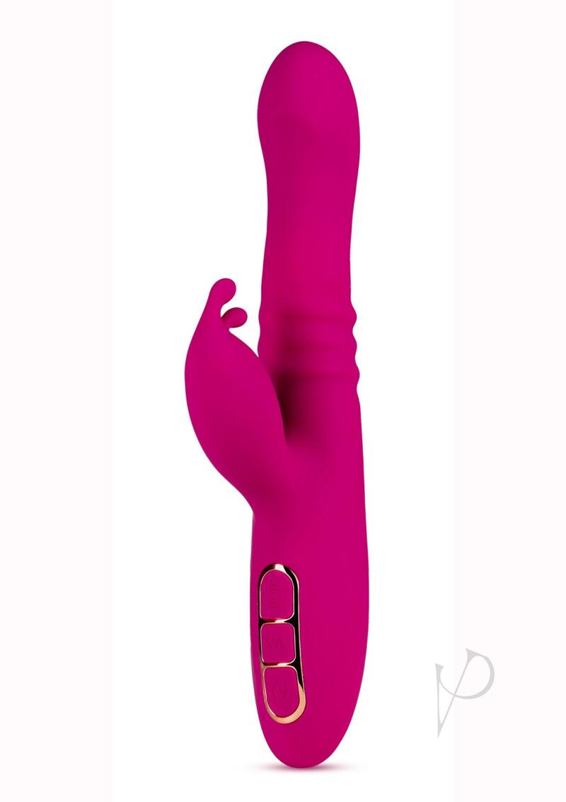 Blush Kira Rechargeable Silicone Rabbit Vibrator - Velvet Pink