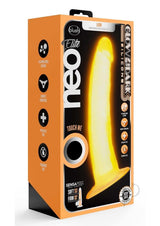 Neo Elite Glow in the Dark Dildo 7.5in - Orange