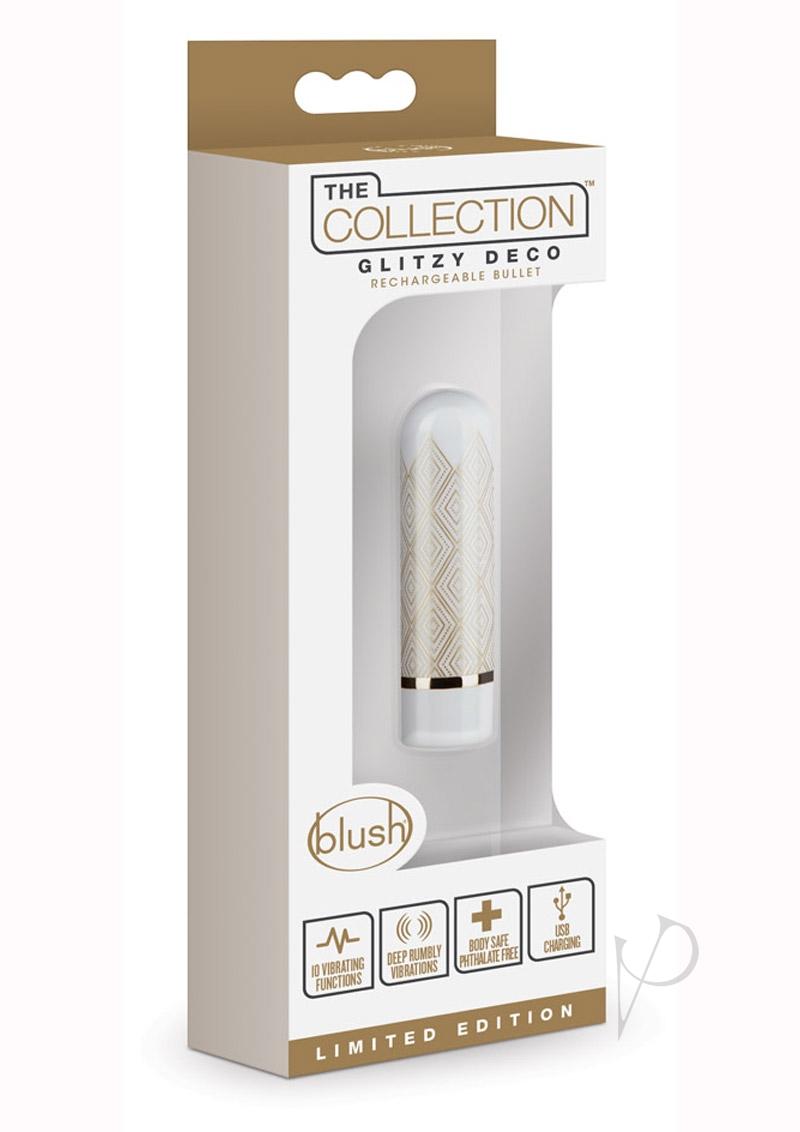 The Collection Glitzy Deco Bullet - Gold