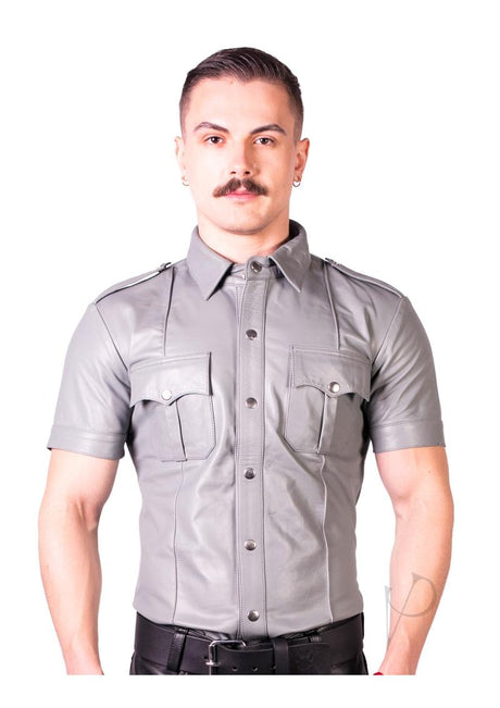 Prowler RED Slim Fit Police Shirt - Medium - Gray