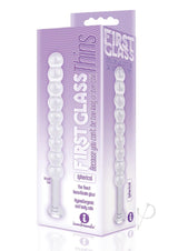 First Glass Thins Spherical Glass Plug - Clear